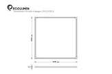 Светодиодный светильник Эколюмен Ритейл-Квадро-VS-200/2000.4