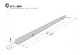 Светодиодные встраиваемые профильные светильники Эколюмен Ритейл-ARM-VS-80/2000