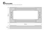 Светодиодный светильник Эколюмен Ритейл-Тетра-VS-60/600х300.6