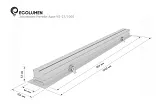 Светодиодные встраиваемые профильные светильники Эколюмен Ритейл-ARM-VS-21/1000