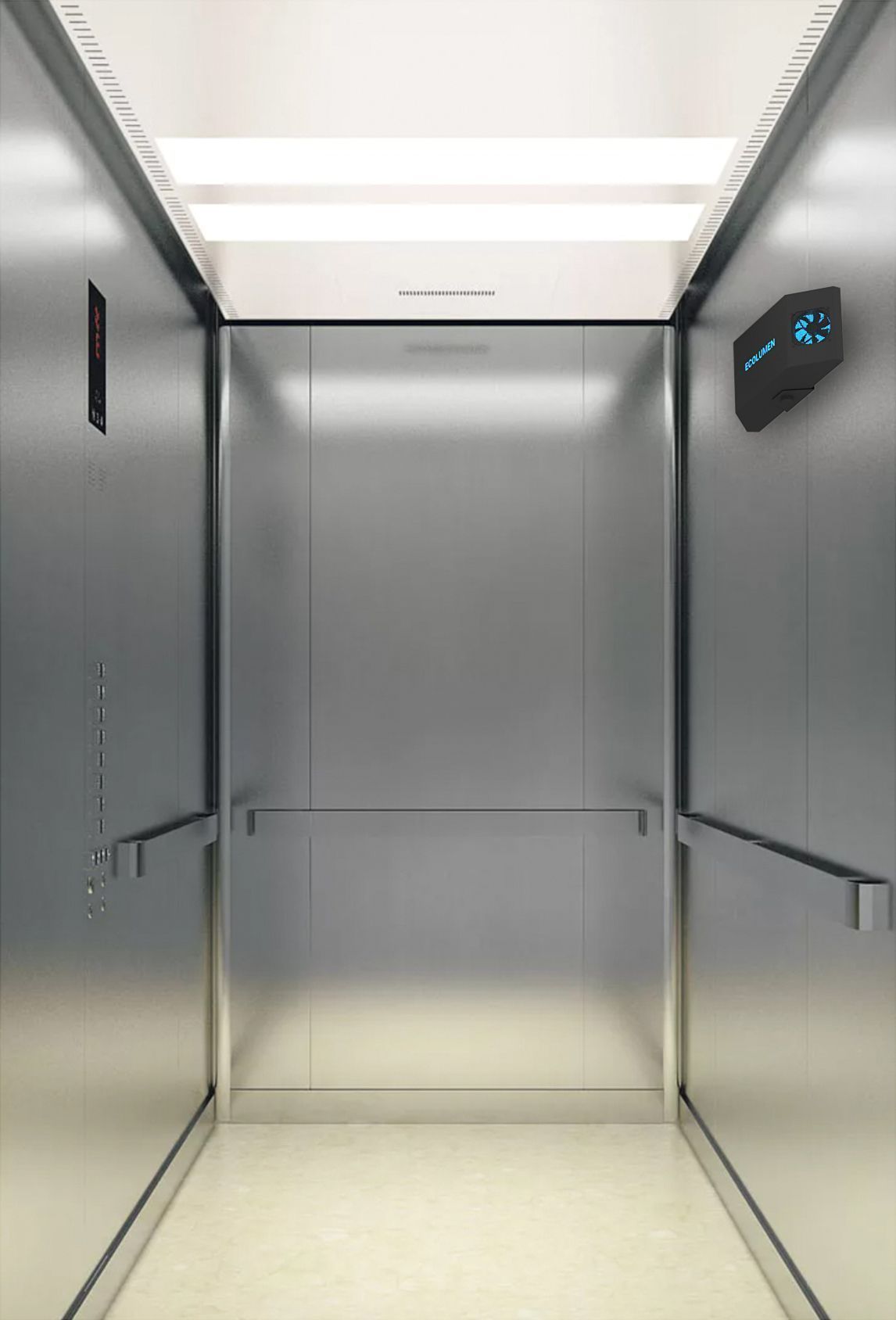 Рециркулятор бактерицидный ультрафиолетовый для лифтов Эколюмен УФ-Лифт .