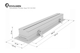 Светодиодные встраиваемые профильные светильники Эколюмен Ритейл-ARM-VS-30/500