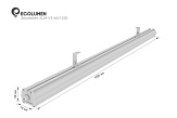 Светодиодный промышленный светильник Эколюмен ALM-VS-60/1200