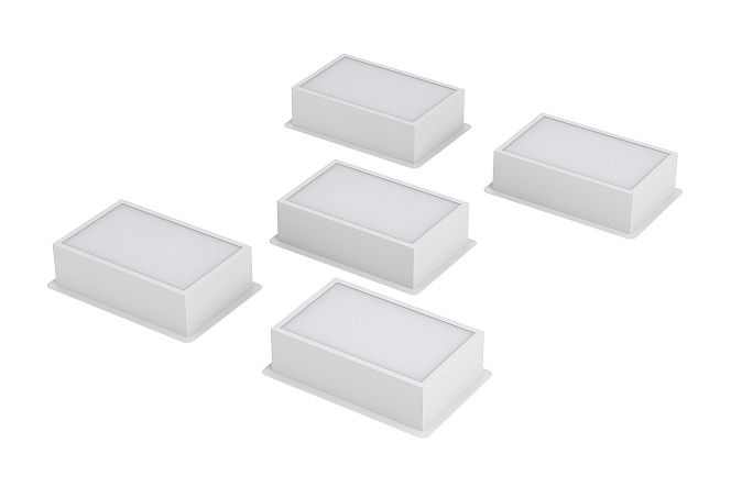 Светодиодный светильник Эколюмен ARM-Грильято-Домино-60-100х150.5