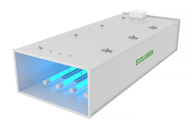 Секция бактерицидной обработки Эколюмен УФ-ОВК-20-20