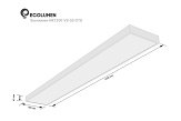 Светодиодный накладной светильник Эколюмен NK-1200-VS-50