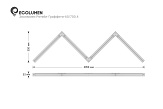 Светодиодный светильник Эколюмен Ритейл-Граффити-VS-60/700.4