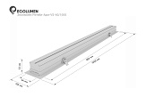 Светодиодные встраиваемые профильные светильники Эколюмен Ритейл-ARM-VS-40/1000